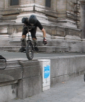 unicycle trials video
